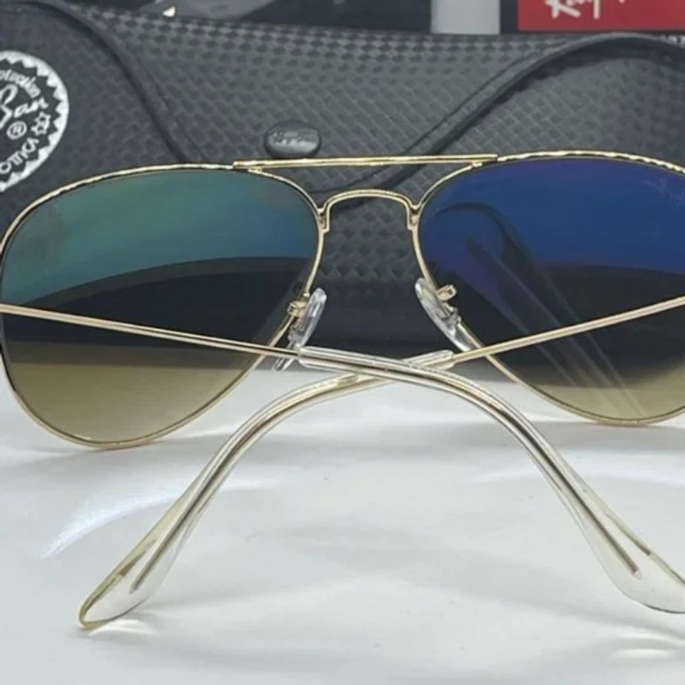 BNWT Rayban 3025 Gold with Brown Gradient Lenses various sizes - Picture 6 of 8